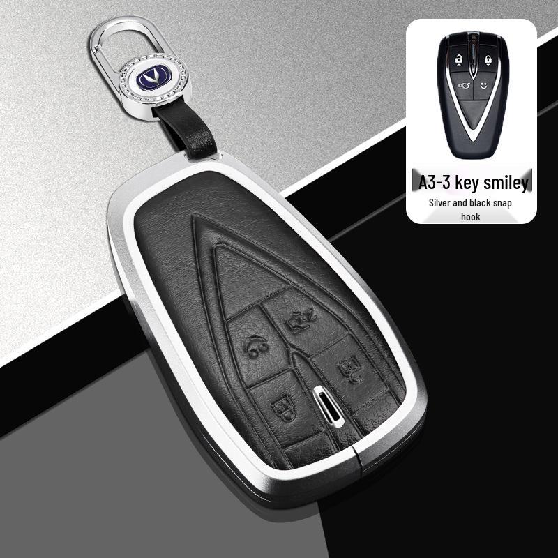 Changan Car Key Cover for Third Gen CS75 Plus, Yidong Plus, CS55, and CS35 Plus