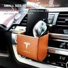 Car Sticker 2025 New Tesla Car Storage Box Air Vent Dashboard Tidy Hanging Organizer Box For Tesla Model 3 S X Y Style Roadster 