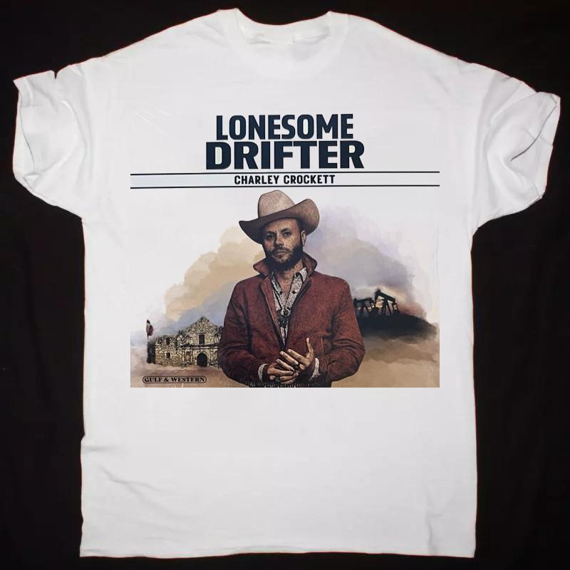 Lonesome Drifter Charley Crockett White Color Cotton Shirt KK1821 XXXXL