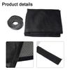 Baby Proof Fireplace Screen Mesh Cover  Superior Grip  Sturdy PVC Fabric  Keep Loved Ones Safe  Elegant Black Design