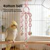 Wear-resistant Bird Chain Bells Toys Metal Bell Teeth Grinding Toy  Small Pet Bird