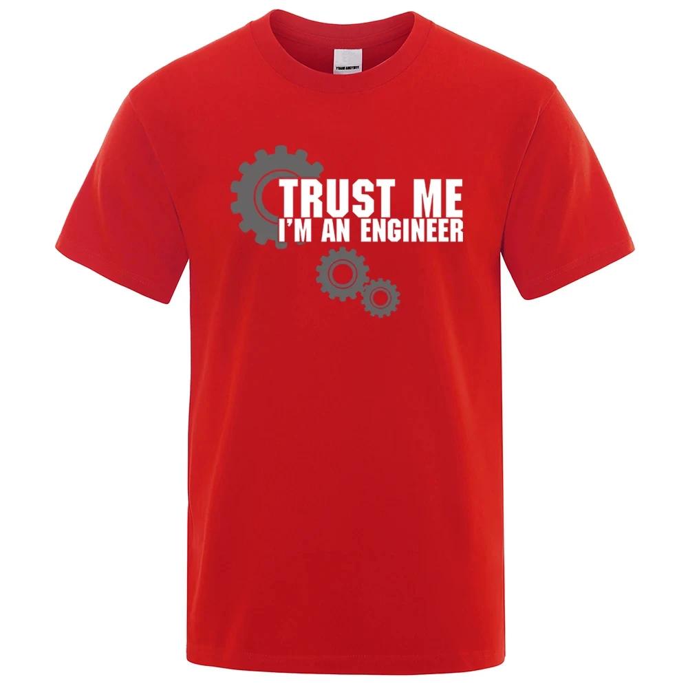 

Футболка Trust Me I M Engineer Hip Hop для мужчин, свободная футболка высокого качества, летняя повседневная свободная футболка Harajuku Street из хлопка XXXXXL золотой