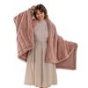 Imitation Rabbit Plush Double-layer Blanket Thickened Flannel Nap Blanket Office Leisure Blanket Cover Blanket Sofa Blanket