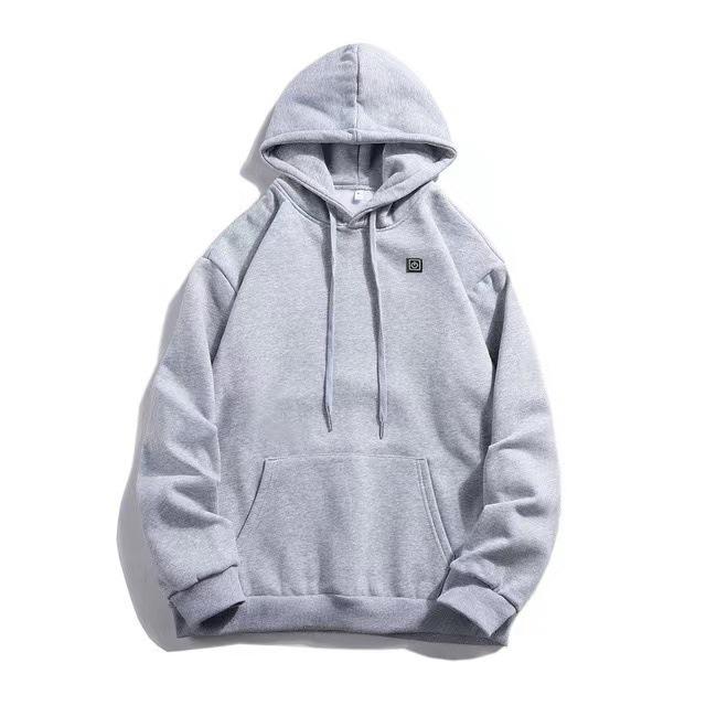 Men's Electric Heated Outdoor Hoodie - USB Powered, Warm & Casual