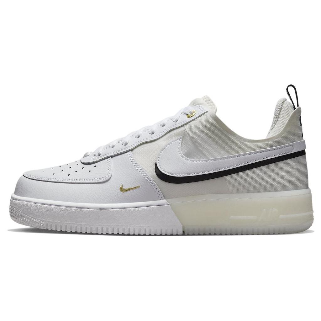 New Nike Air Force 1 React 40th Anniversary Sail Gold 2022 DQ7669-100
