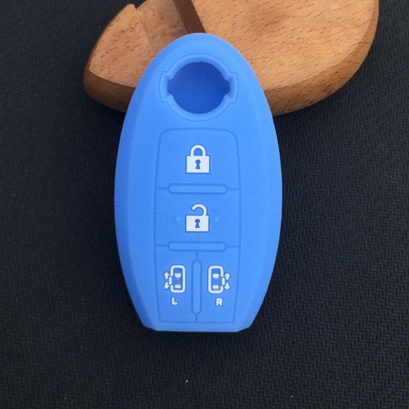 4 button Silicone car key cover for nissan qashqai juke x-trail note tiida almera Altima Serena  C26 4 button key