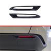Carbon Fiber Rear Fog Lamp Light Cover Frame Trim For Toyota bZ4X 2022 2023 2024