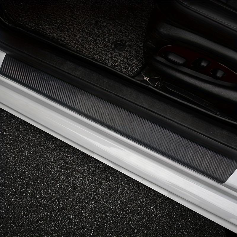 9 BUC Scaune de Ușă Auto Protecții Stickere Folie Anti zgârieturi Protecție Fibră de Carbon Capac Pedală zgâriată Accesorii Auto