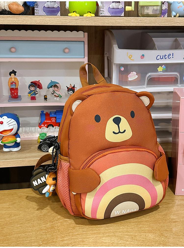 Schoolbag Cute Small Cartoon Backpack Large Capacity Leisure Children Travel Backpack Portable Kindergarten Primary School Bag