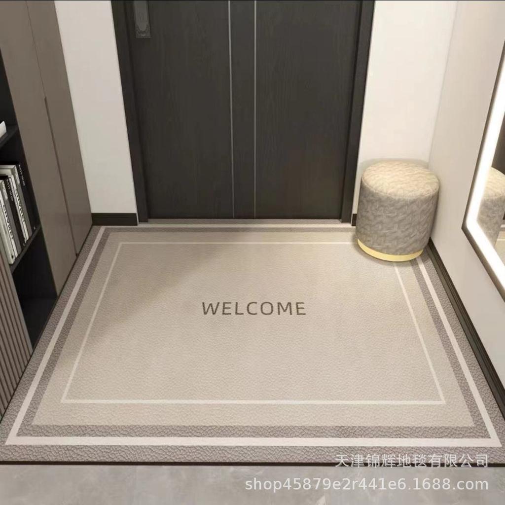 Household Entry Door Entrance Leather Floor Mat, High-Grade Waterproof, Oil-Proof And Dirt-Resistant, Easy To Take Care Of, Leave-In And Cut Foot Mat