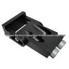15° Angle Black Woodworking Hole Punch Locator & Oblique Hole Setter Tool for Wood Board Installation