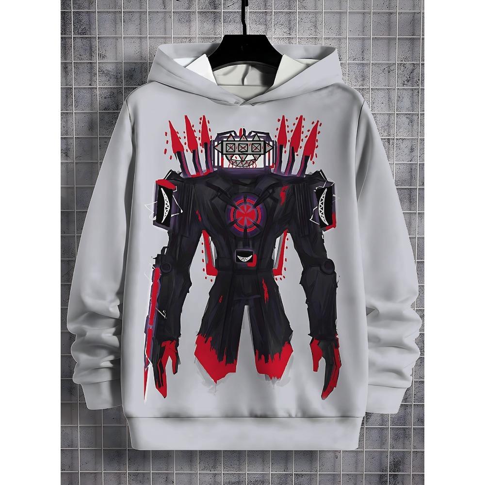 Skibidis 3D Print All Seasons Children Casual Sweatshirt Cool Pullover Tops Unisex Clothes Boy Girl Hoodies