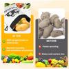 2 Pack Potato Onion Garlic Storage Bag 35x26cm Fabric Potatoes Onion Garlic Bag with Drawstring Closure, Washable Eco Friendly Cotton Food Storage
