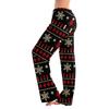 Womens Pajama Pants Sleepwear Casual Drawstring Elastic Waist Pants Comfy Straight Yoga Loose Trousers