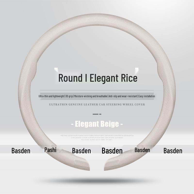 MG6 Genuine Leather Steering Wheel Cover for MG7 MG6 MG4EV MG5 ZS Scorpio