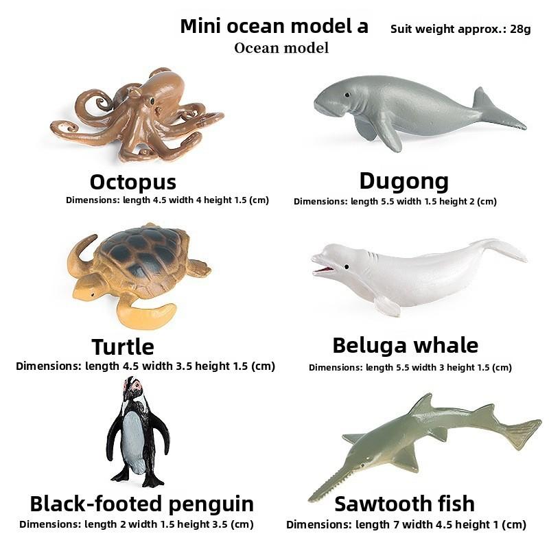 Mini Dinosaur Model Set Plastic For Kids Educational Collection