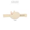 Y-1066 Pompkins BABY 100% Cotton Wrist Rattle [Rabbit, Bear, and Dog Series] Made In Japan (Rabbit (Natural))