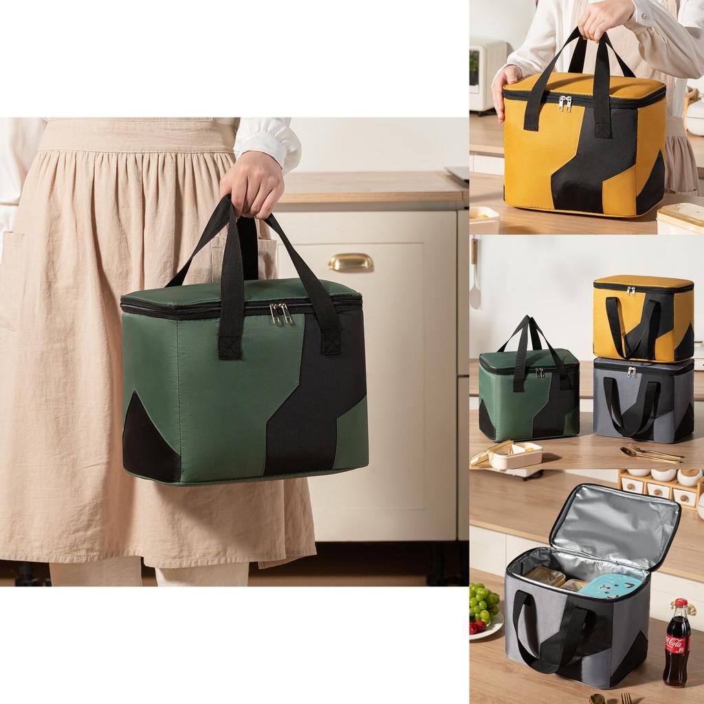 Modern Simplistic Insulated Lunch Box With Waterproof Material For Commuting And Travel