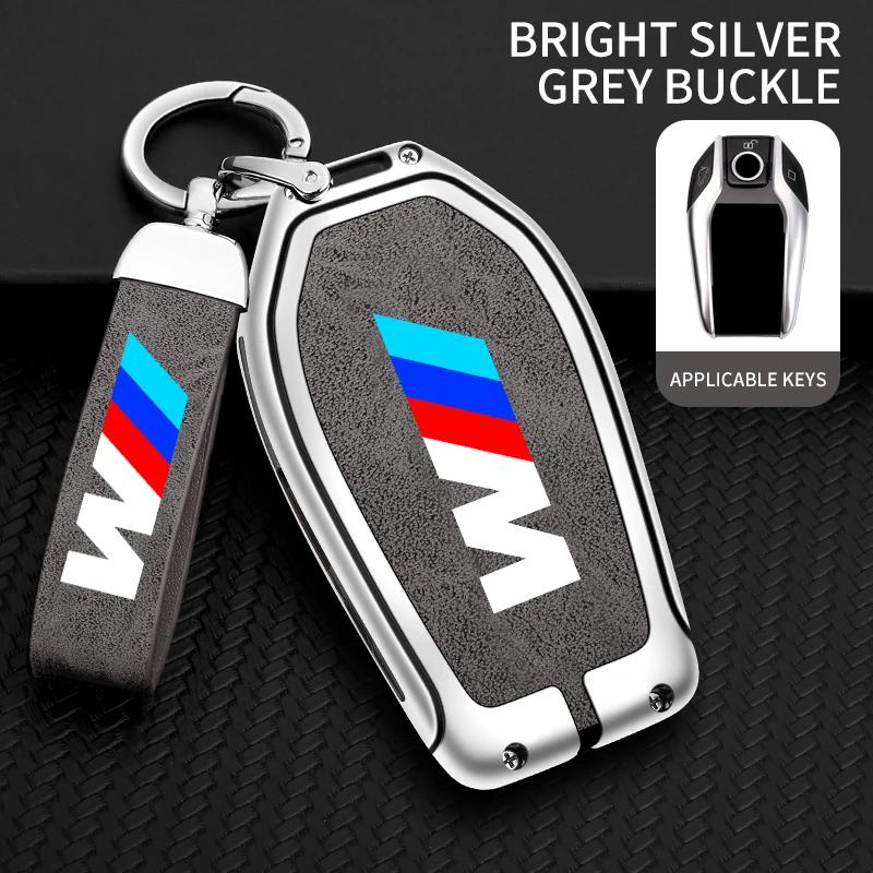 

Car Sticker Hot 2025 Zinc Alloy Car Key Case Cover Shell Holder For BMW 5 7 Series G30 G11 G12 G31 G32 i8 I12 I15 G01 X3 G02 X4