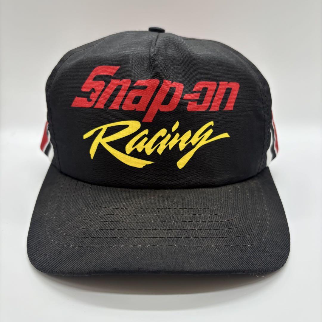 

[USED] 90s Vintage USA Made Snap-On Printed Logo Trucker Cap