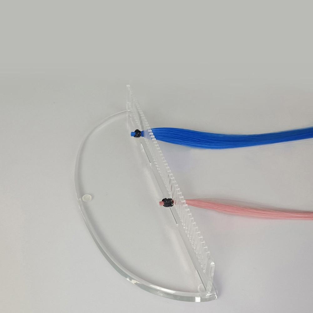 Transparent Acrylic For Wig Stand for For Wig Storage with Practical Combined Comb and Plate Design for Daily Use 250 80 40mm