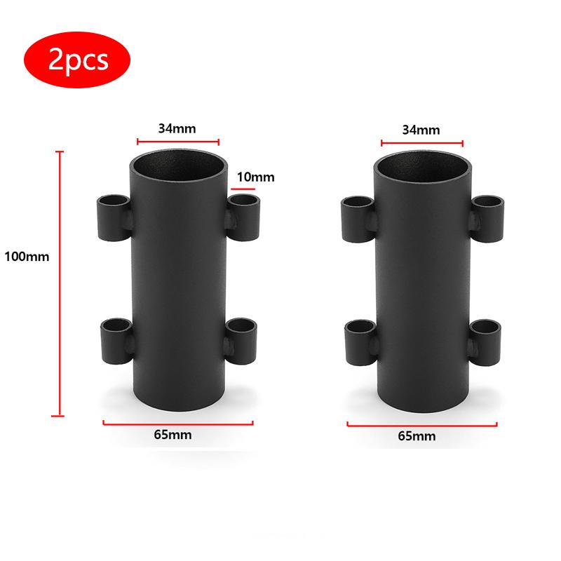 2PCS Canopy Tarp Camp Pole Fixer Camping Supplies Tent Accessories Equipment  Support Rod Fixing Tube Outdoor Suit