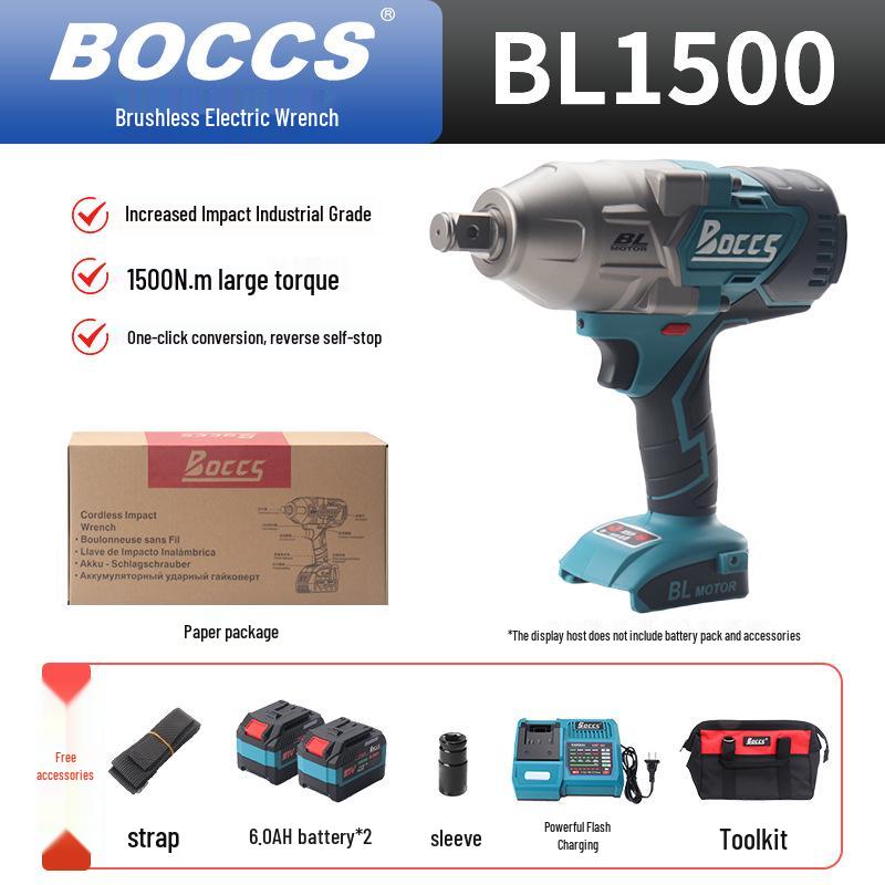 Cordless Multi-Functional Brushless Impact Wrench & Electric Screwdriver Set