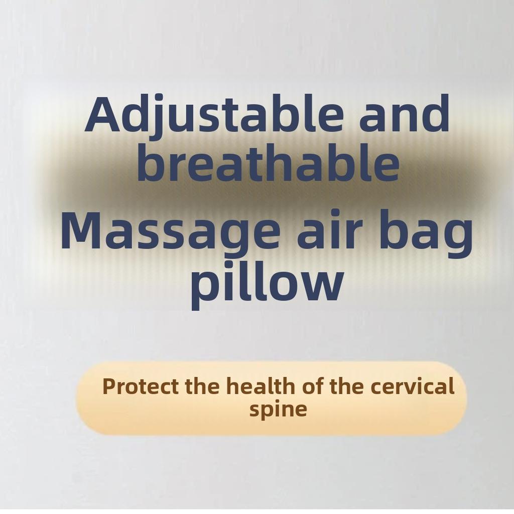 Adjustable Airbag Neck Pillow Inflatable Cervical Support Pillow for Sleeping Massage Breathable Pillow Core