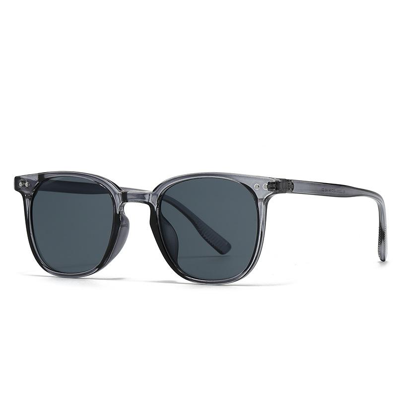  New Fashion Square Sunglasses Women Shades UV400 Retro Gradient Men Black Yellow Rivets Sun Glasses