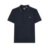 FILA Simple Comfortable Casual Short Sleeve Polo Shirt Men tops Legendary-Blue F51M431102FNV