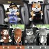 Cartoon Capybara Car Tissue Box - Seat Back Hanging Style Interior Decoration