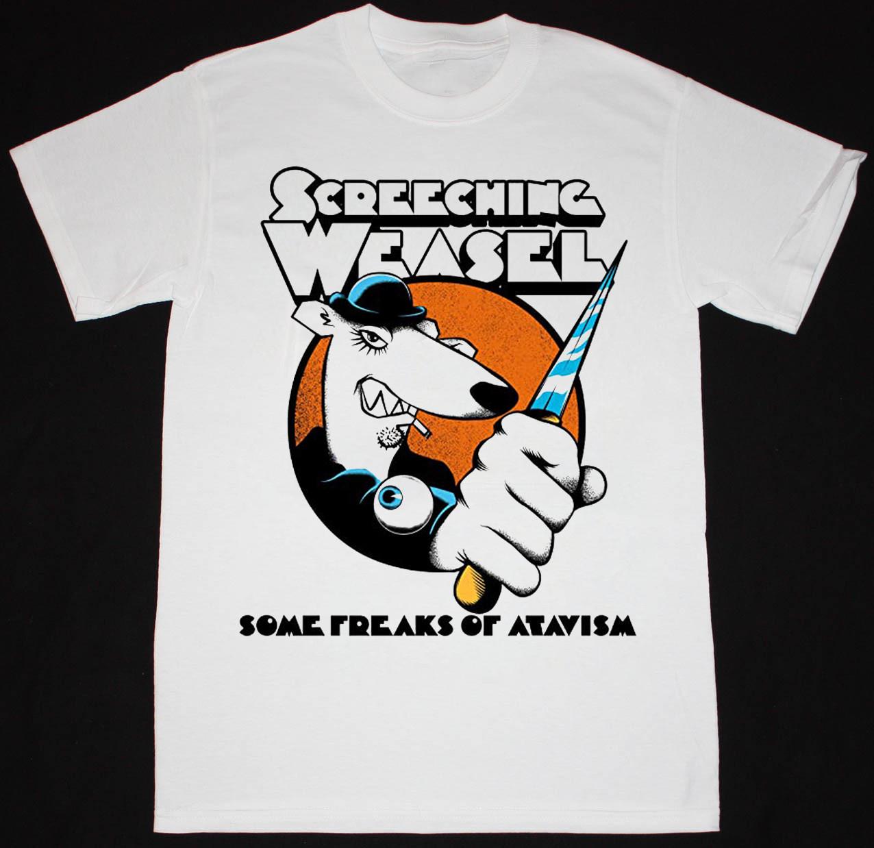 New Screeching Weasel Band Gift For Fan White S-2345XL Unisex T-Shirt S3516 S разноцветный