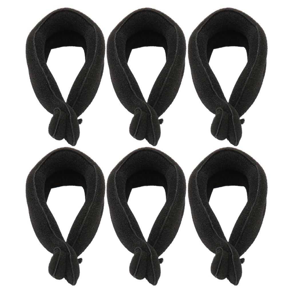 10PCS Hair Bun Maker Minimalist Lightweight Comfortable Sponge Bun Hair Tool for Hairstyle Styling