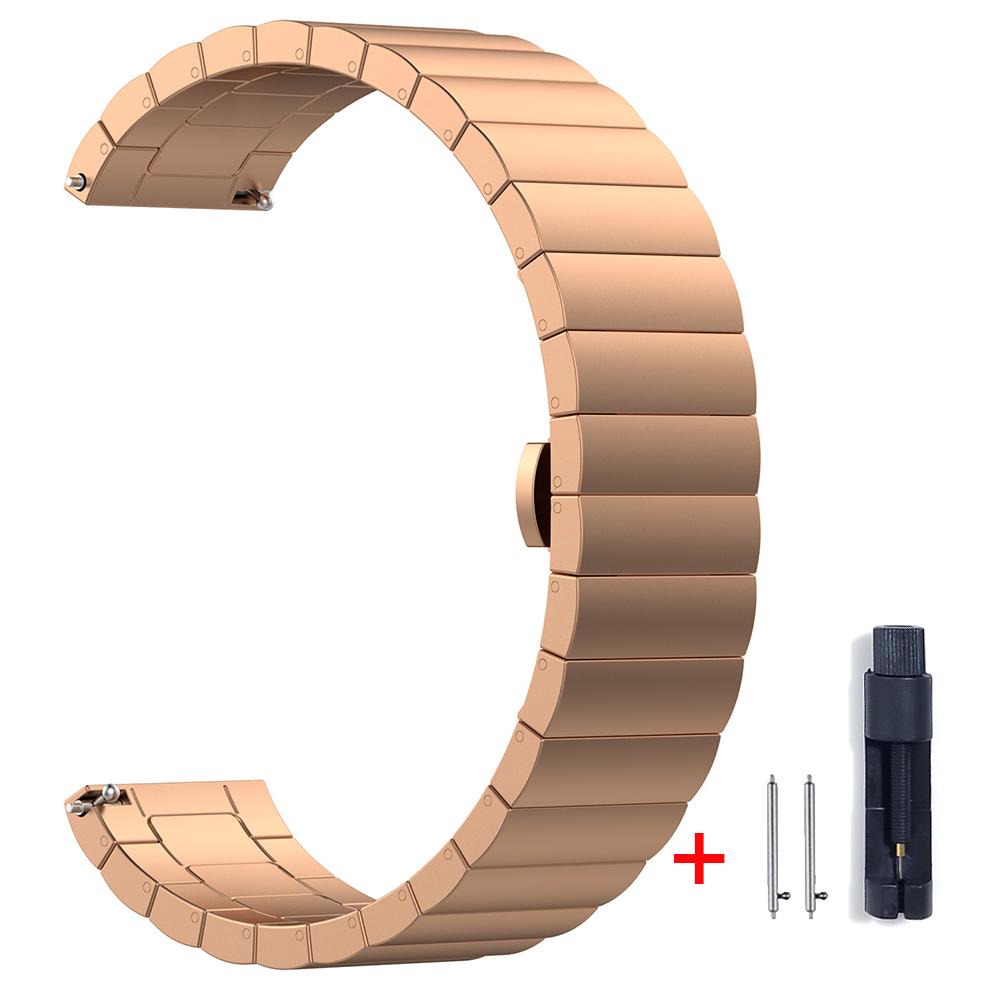 Metallarmband für HUAWEI GT 3 2 Pro 46mm Runner SE 43mm 42mm Edelstahl-Geflechtband für HUAWEI WATCH Buds Armband