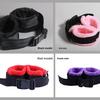 Adult Binding Anti Stripping Plush Black Handcuffs Red Pink Purple Sm Toy Couple Hand Binding Sex Toy for Sexual Use