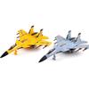 Children Sliding Aircraft Alloy with Light Sound Pull Back J15 Fighter Toys Vehicles Diecast Airplanes Toys