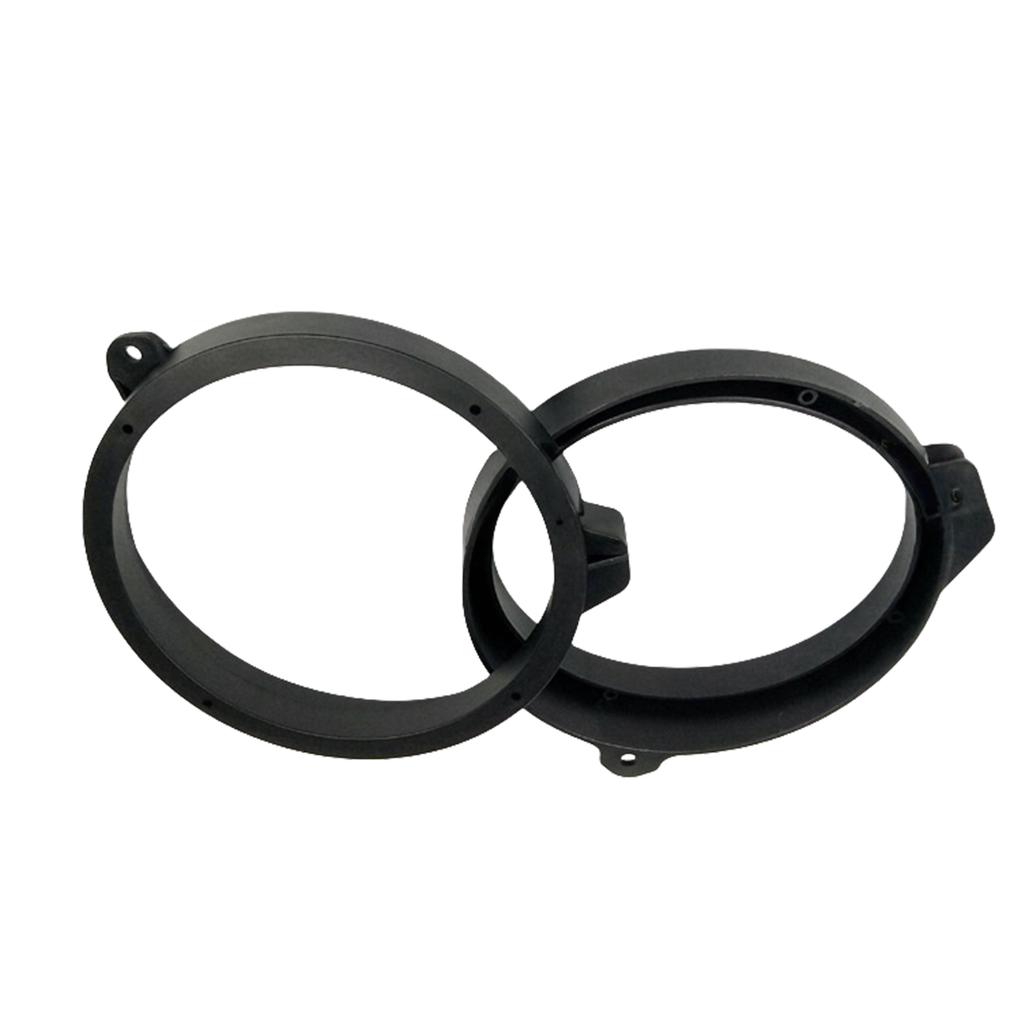 Pair Shockproof Speaker Spacer Brackets Universal Sound Enhancer Gasket Set 6.5inch Replacement Spacer Gasket for Auto
