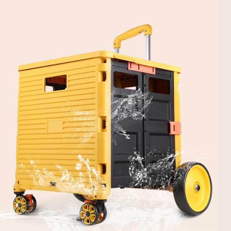 Foldable Shopping Cart with Brakes