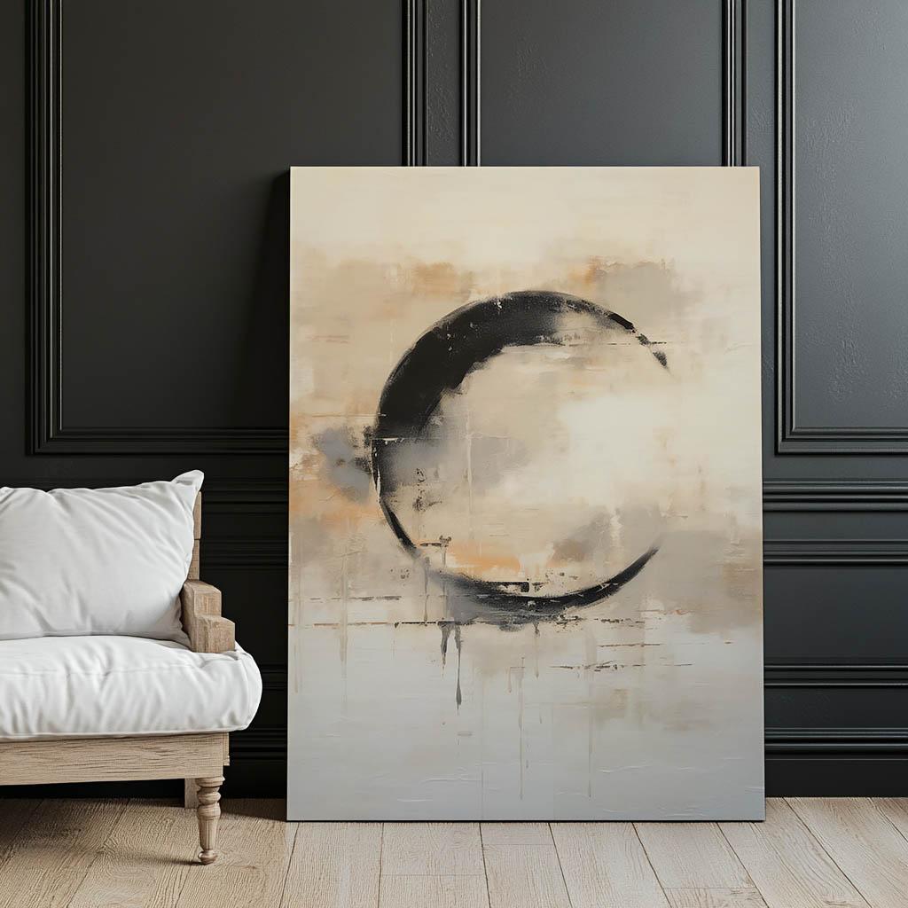 Symphony of the Circle Symphony of the Circle, 30X40 Cm, Gold Aluminum Frame, 230 Gsm Matte Paper