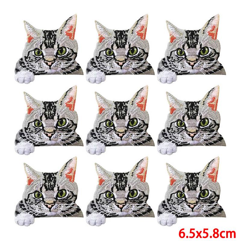 10 Pcs/lot Embroidery Patch Iron On Patches For Clothing Patches On Clothes Jackets Decor Applique Sew Supplies