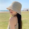 Spring Summer Knitted Sun Hat 50+ UPF Fisherman Hat Fashion Women Sun Hat  Female
