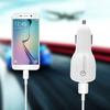 3.0QC Car Charger with Blue Light Dual Port Voltage Stability Without Heating USB Car