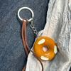 Bag Pendant 1:1 Realistic Simulated Bread Shape Resin Keychain with Rope Decor High Simulation Baguette Bagel Charm Key Holder