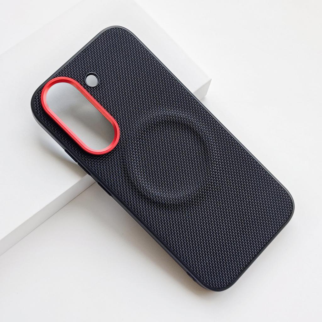 For POCO X8 Pro Case Nylon Woven Matte Anti Fingerprint Magnetic Skin-friendly Back Cover For Xiaomi Poco X8 Pro 5G Shell Bumper