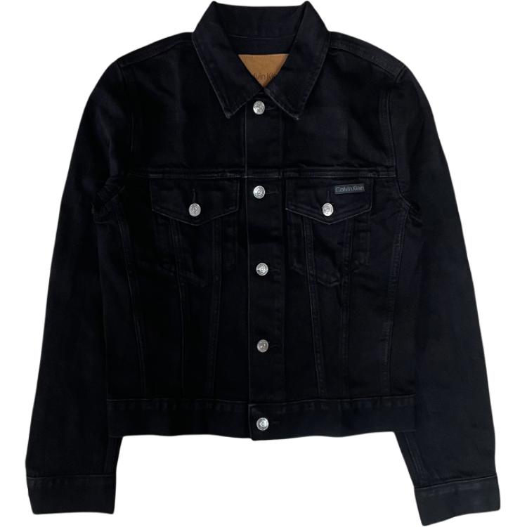 

Calvin Klein Washed Denim Jacket Women jackets Black 81WP908-001 S