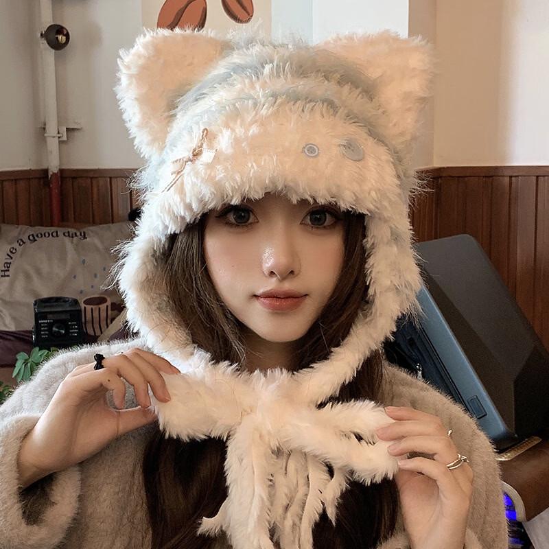 

Striped Knitted Winter Lei Feng Hat
