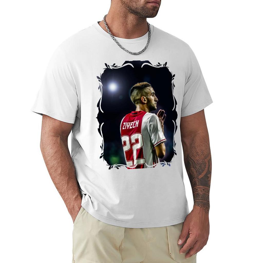 Hakim Ziyech Tshirt Sweat Resistant Workout Tee Shirt