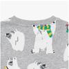 Stella Mccartney Tt4s10 Z1425 905mc White Bear Print Kids Sweatshirt