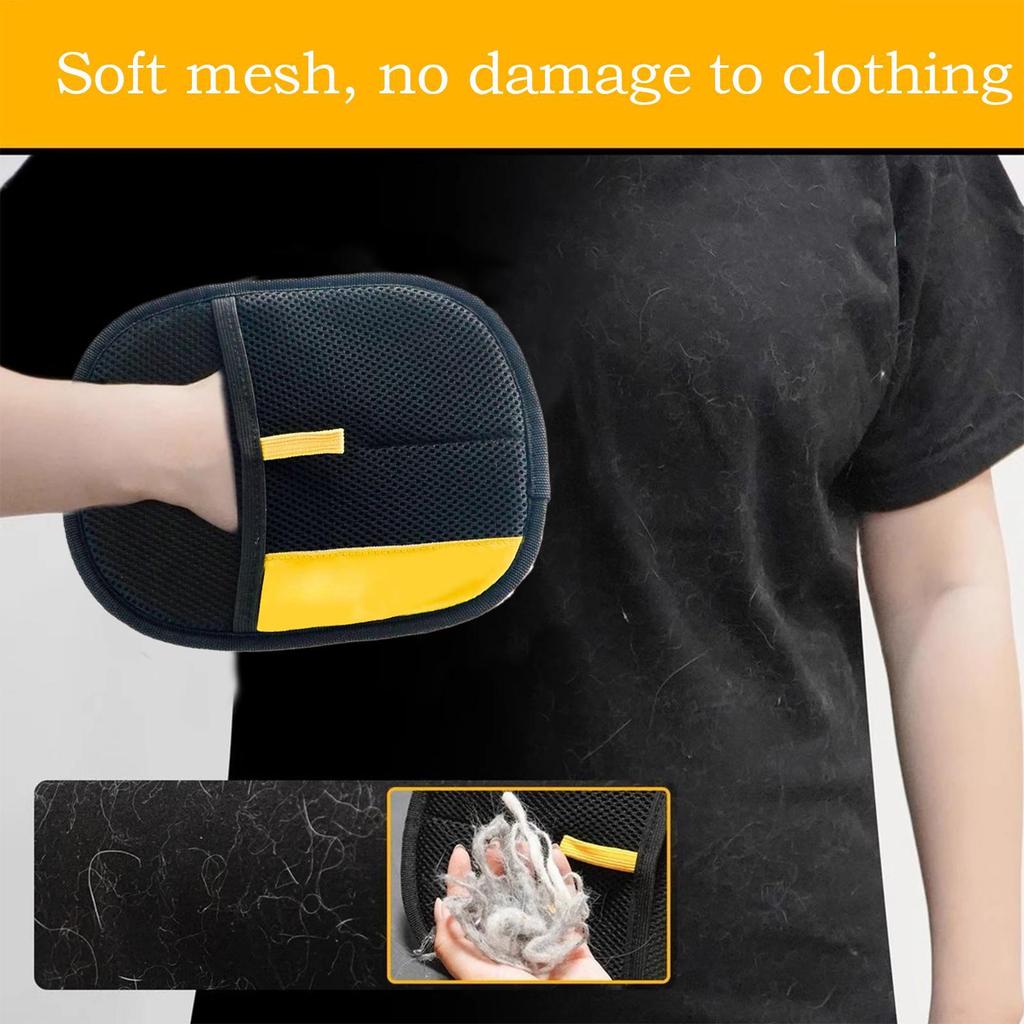Pet Hair Remover Glove Double-Sided Gloves Cat Dog Furs Magnet Gloves for Washing Deshedding Cleaning Carpets Sofas