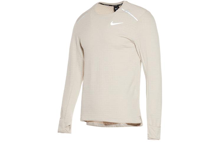 Мужские футболки Nike Кремовый Цвет Круглый Вырез Умеренно Прямой Крой BV4708-221 XXL